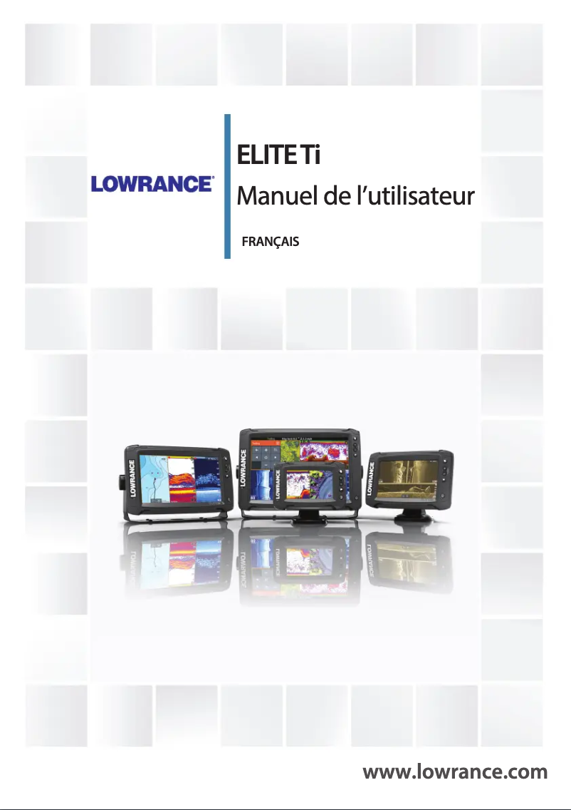 Page n°1 - Manuel utilisateur Lowrance Elite-7
