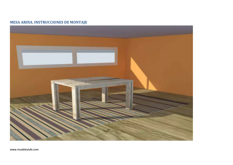 Image de la première page du manuel de l'appareil Arina