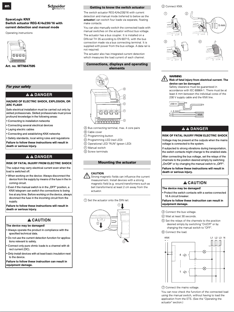 Imagen de la primera página del manual del dispositivo MTN647595