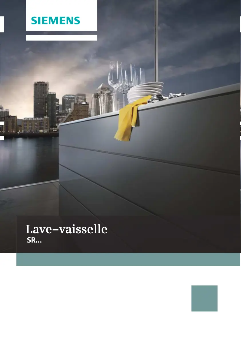 Page n°1 - Manuel utilisateur Siemens SR54M430EU