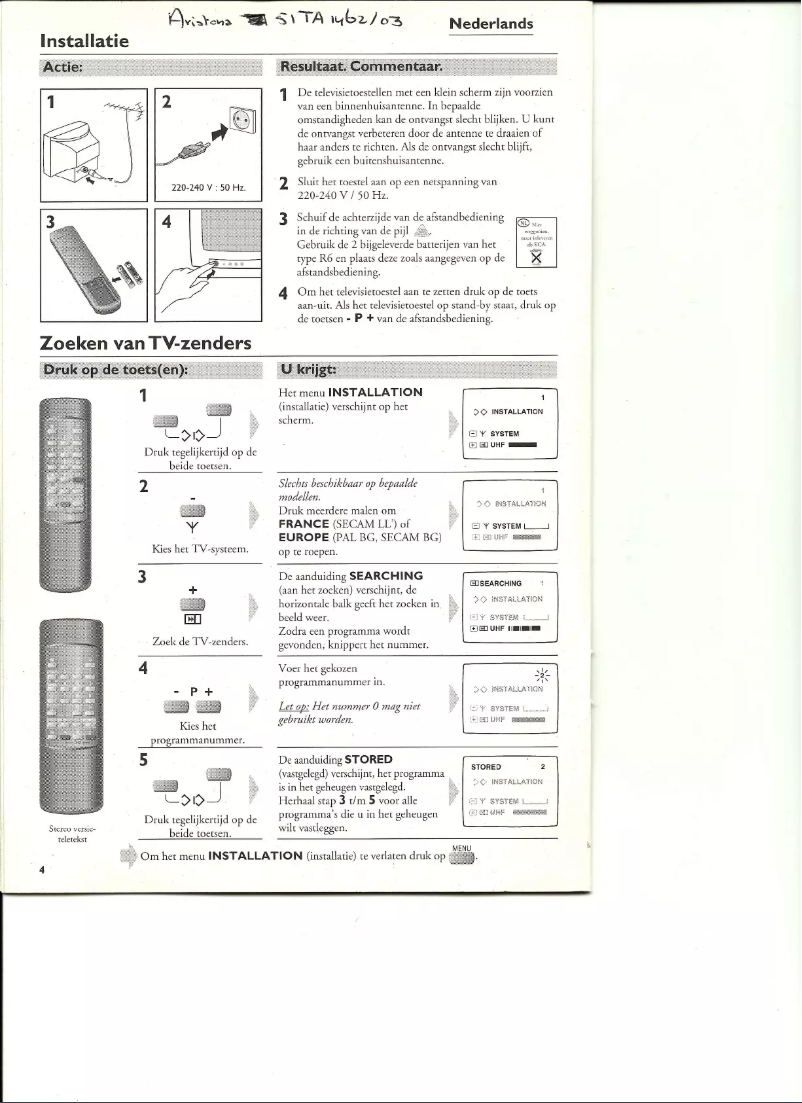 Image de la première page du manuel de l'appareil 51TA1462