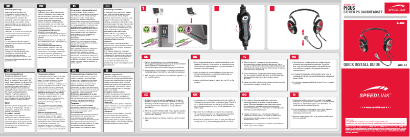 Image de la première page du manuel de l'appareil Picus SL-8748-SRD-01