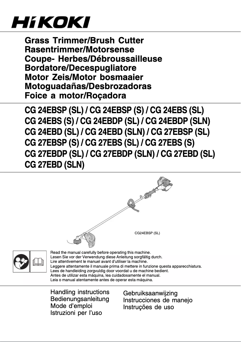 Page n°1 - Manuel utilisateur HiKOKI CG 27EBDP(SLN)