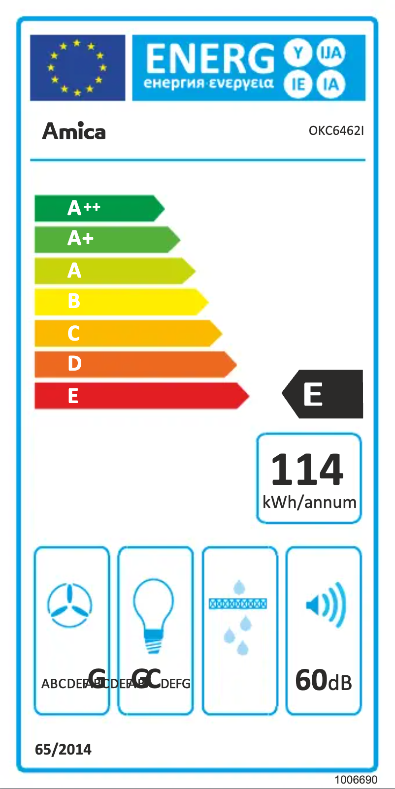 Image de la première page du manuel de l'appareil OKC6462I