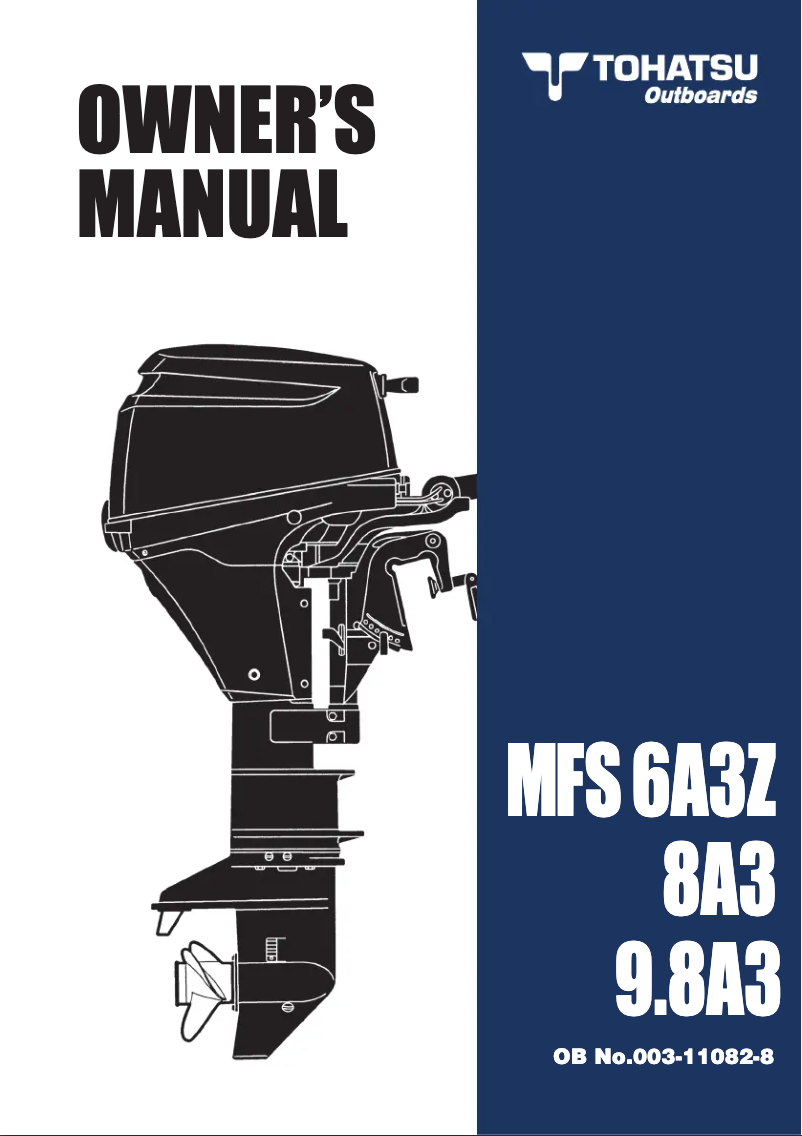 Página 1 del manual Manual de usuario Tohatsu MFS6C