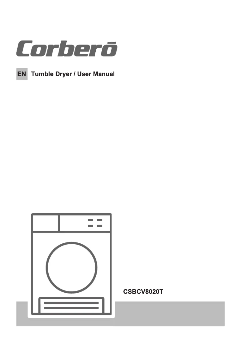 Image de la première page du manuel de l'appareil CSBCV8020T