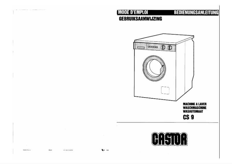 Image de la première page du manuel de l'appareil CS9