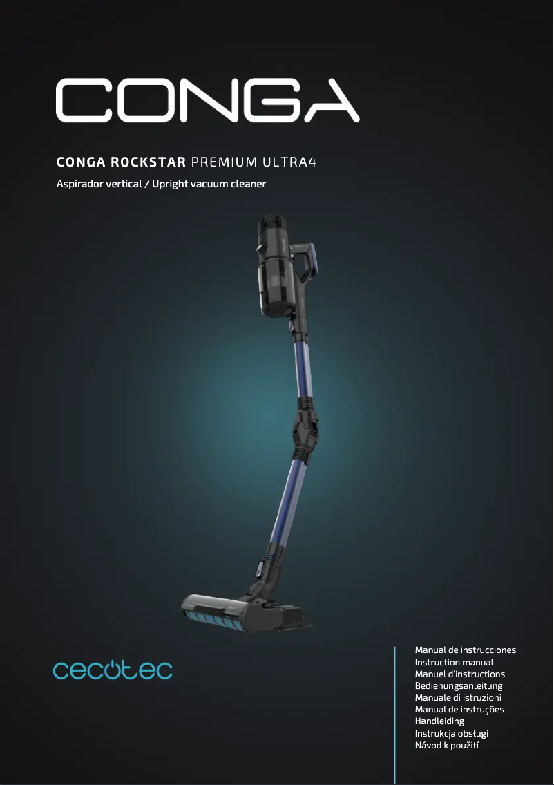 Page 1 de la notice Manuel utilisateur Cecotec Conga Rockstar Premium Ultra4