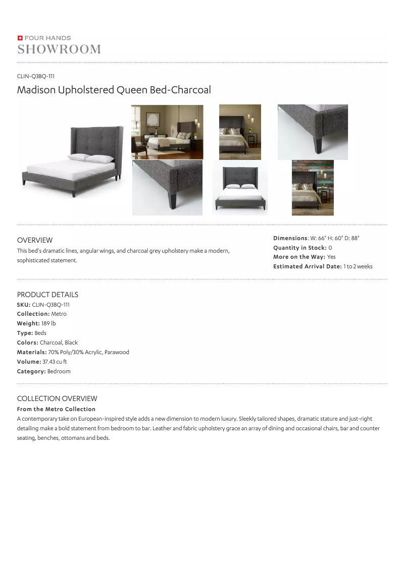 Page 1 de la notice Manuel utilisateur Four Hands CLIN-Q3BQ-111