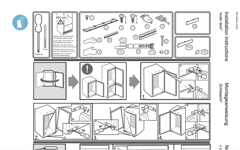 Page 1 de la notice Guide d'installation Siemens GI18DASE0
