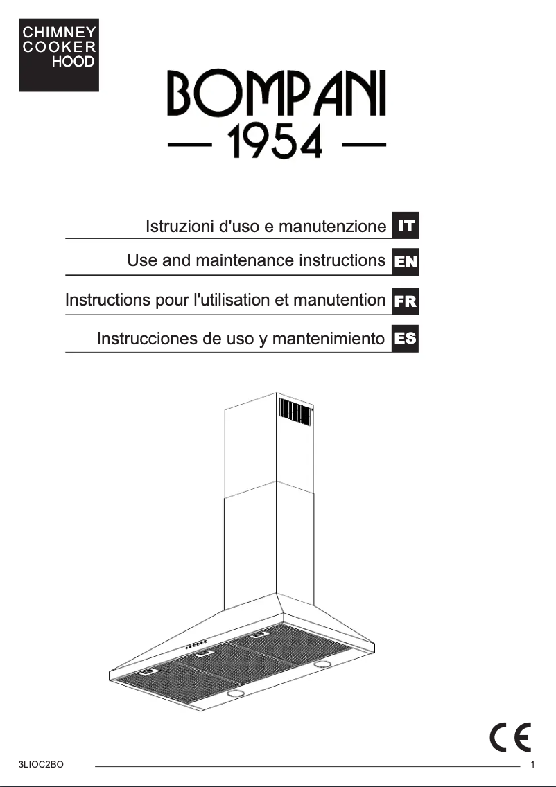 Image de la première page du manuel de l'appareil BOCP424/E