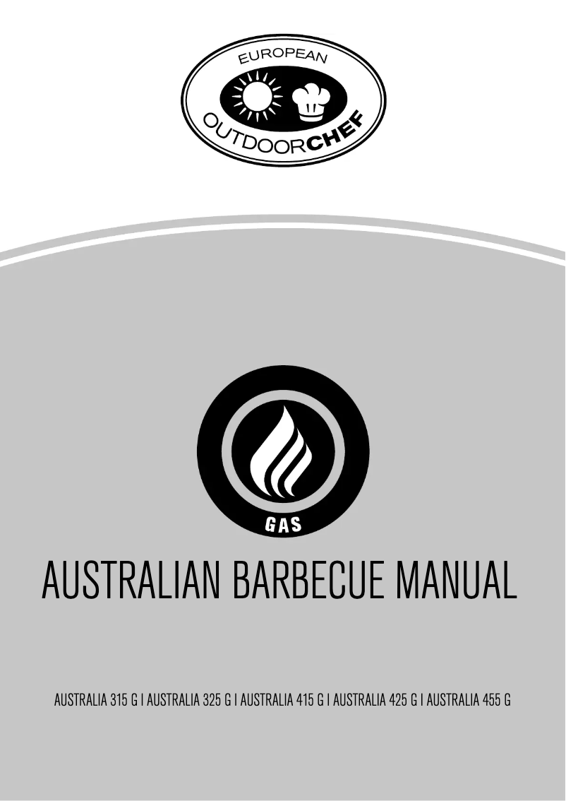 Image de la première page du manuel de l'appareil Australia 425 G