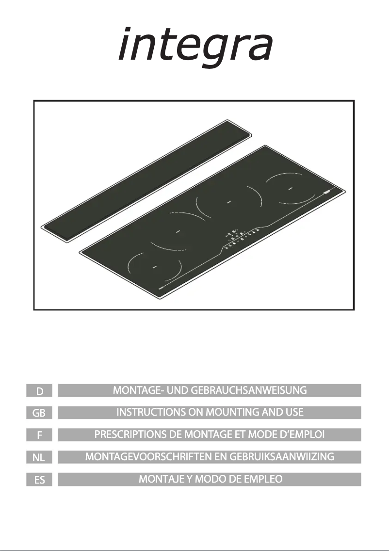 Image de la première page du manuel de l'appareil Integra