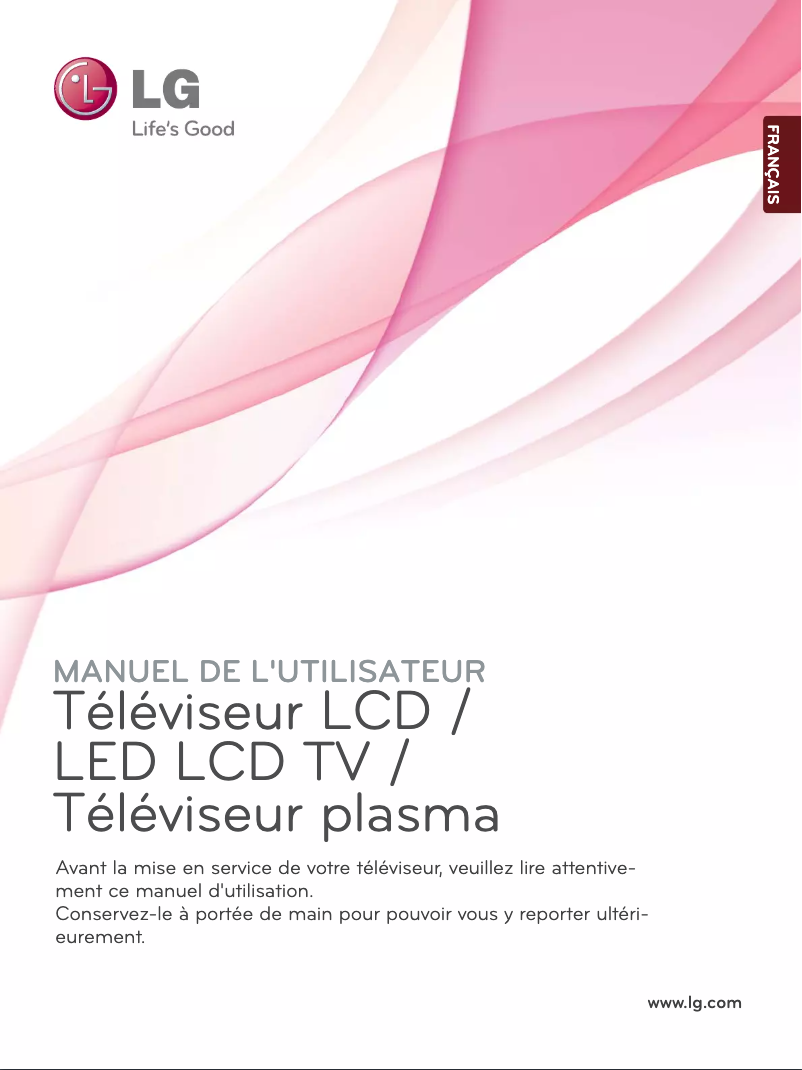 Page n°1 - Manuel utilisateur LG 50PK950