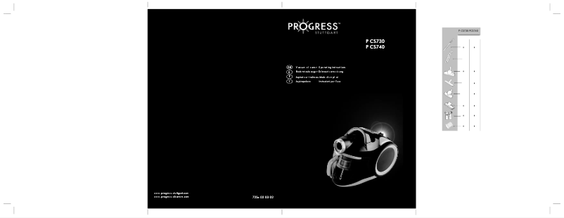 Page 1 de la notice Manuel utilisateur Progress PCS730