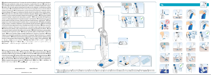 Page 1 de la notice Manuel utilisateur Rowenta RY6537