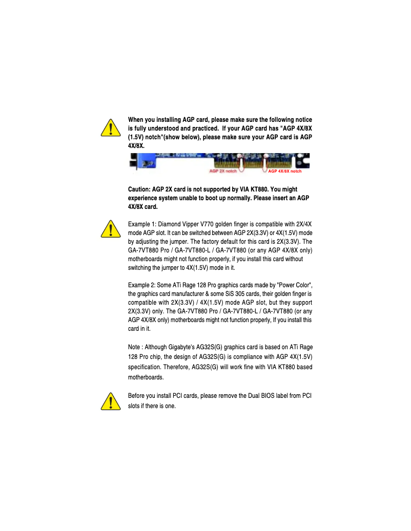 Page n°1 - Manuel utilisateur Gigabyte GA-7VT880 Pro