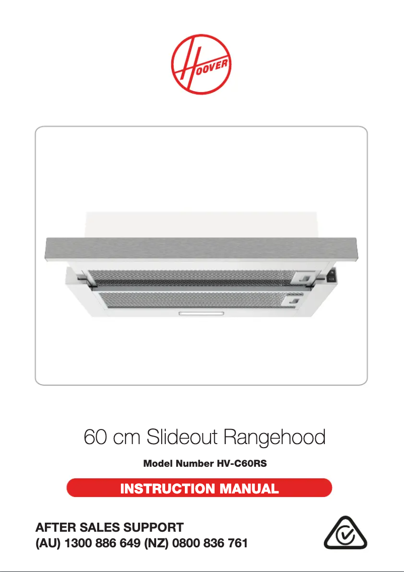 Página 1 del manual Manual de usuario Hoover HV-C60RS