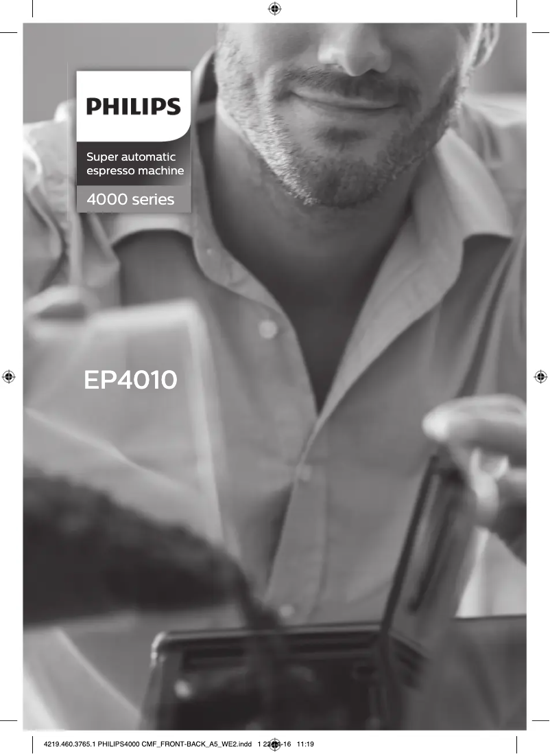 Page 1 de la notice Manuel utilisateur Philips 4000 series EP4010
