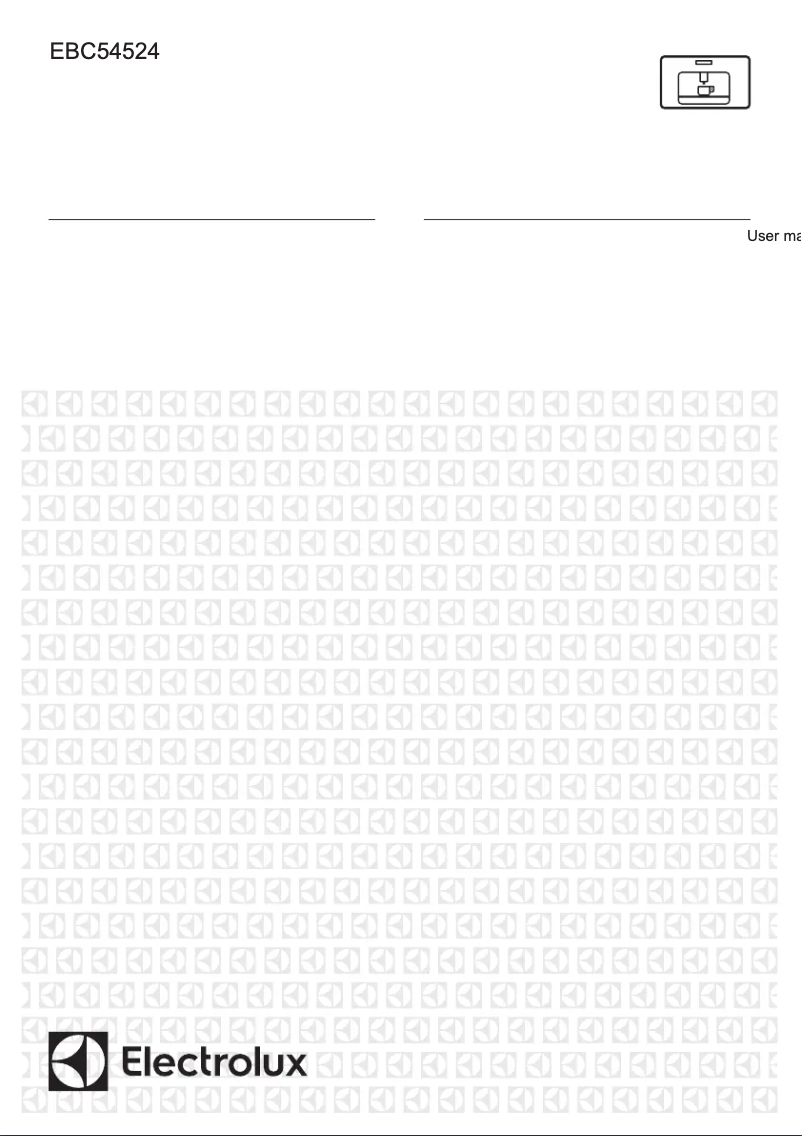 Page 1 de la notice Manuel utilisateur Electrolux EBC54524AX