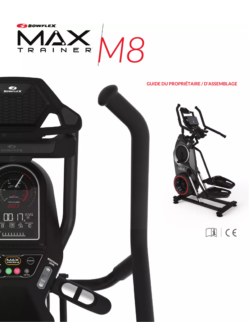 Page n°1 - Manuel utilisateur Bowflex Max Trainer M8i