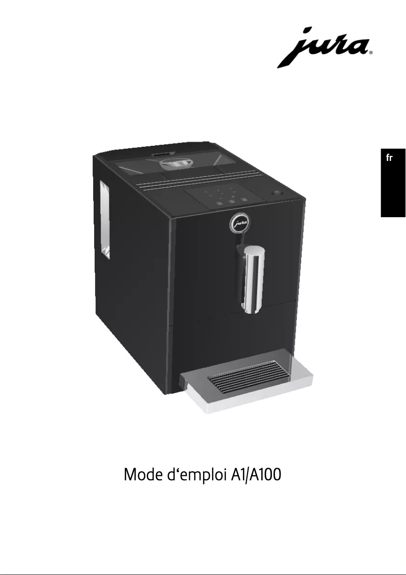 Image de la première page du manuel de l'appareil A100