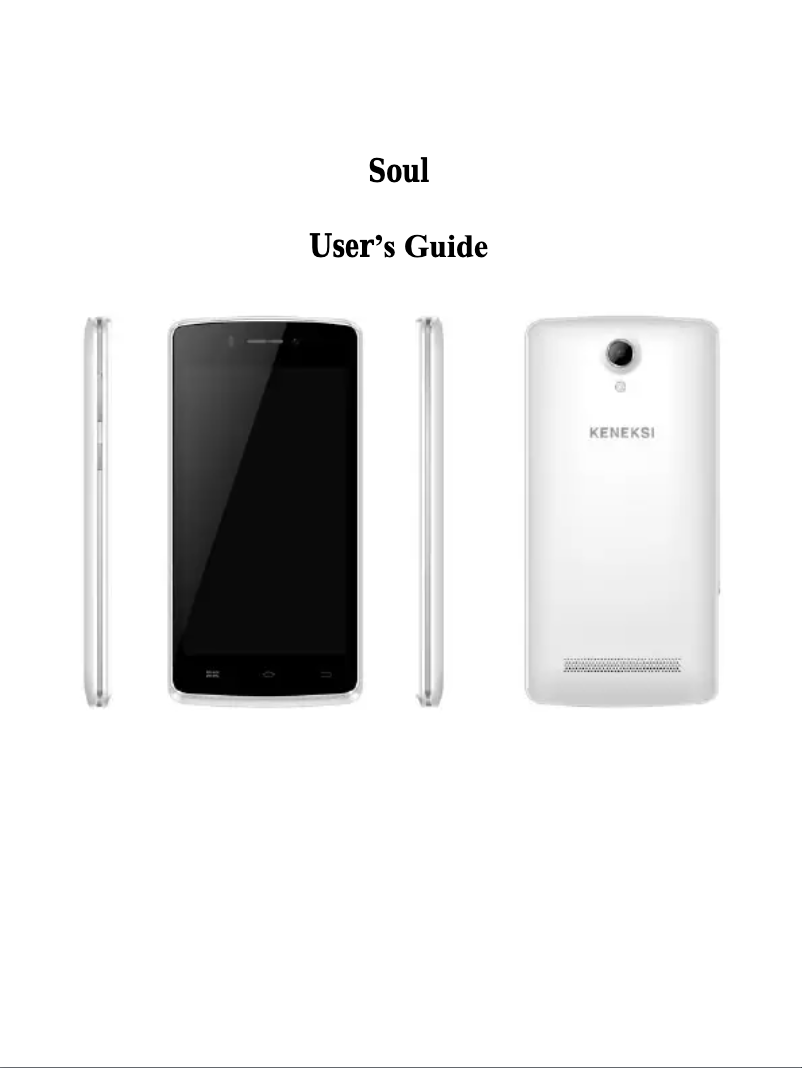Page n°1 - Manuel utilisateur Keneksi Soul