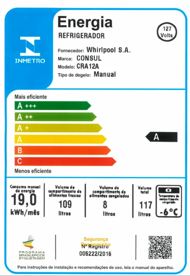 Image de la première page du manuel de l'appareil CRA12AE