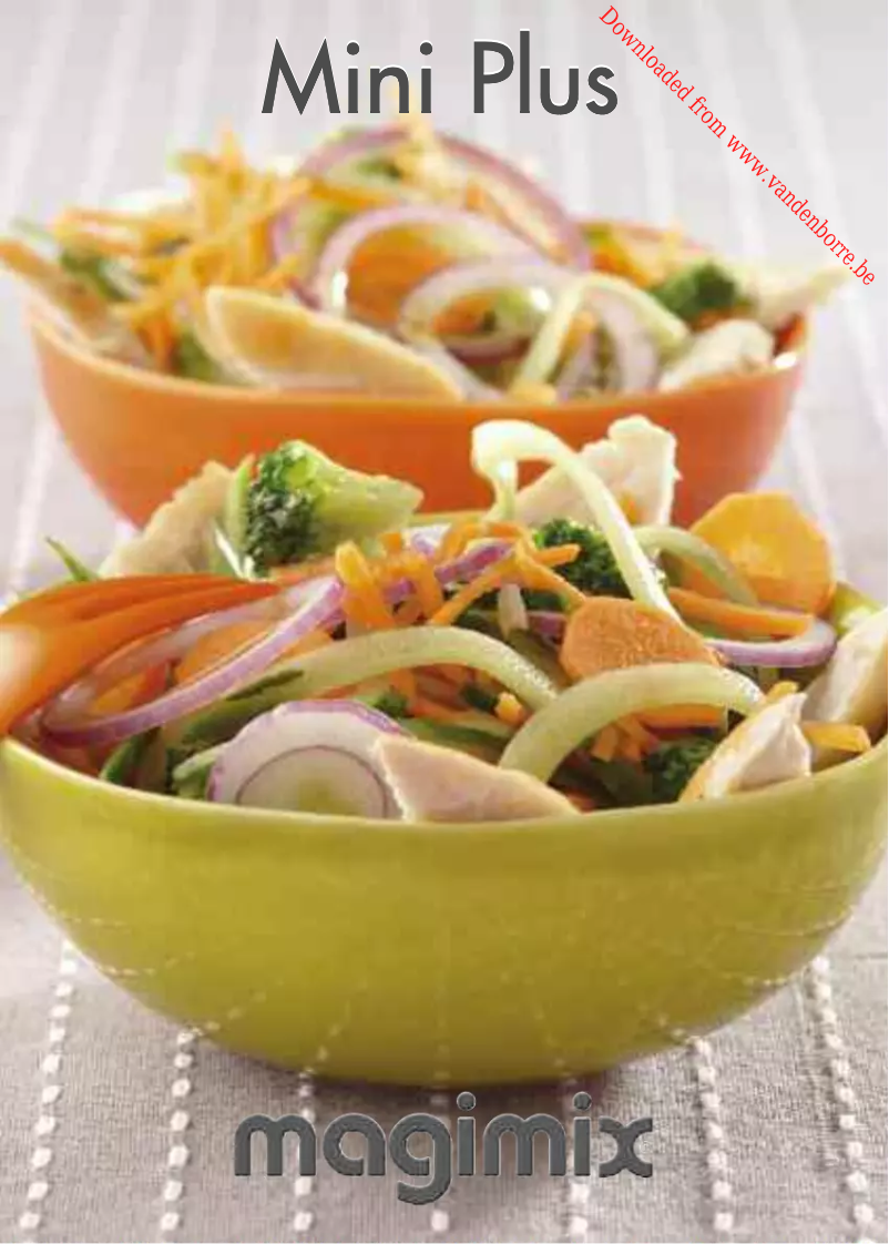 Page n°1 - Manuel utilisateur Magimix Mini Plus 18255EB