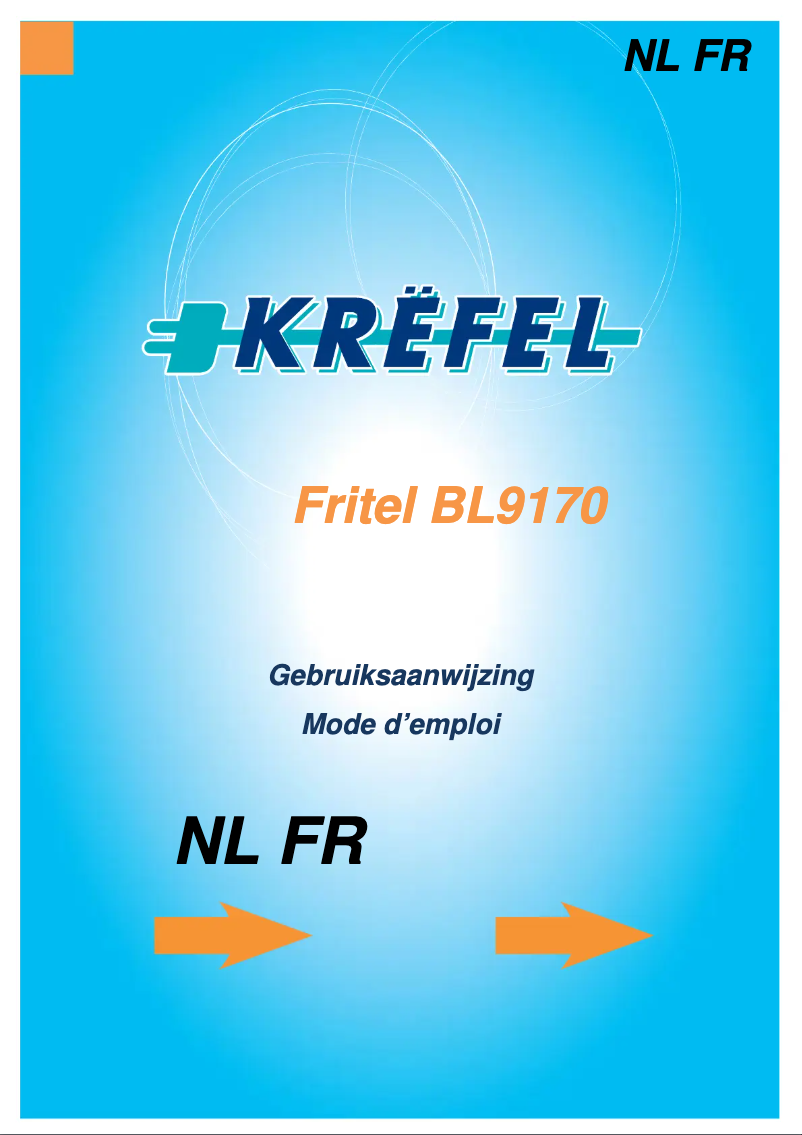 Page 1 de la notice Manuel utilisateur Fritel BL9170 Master