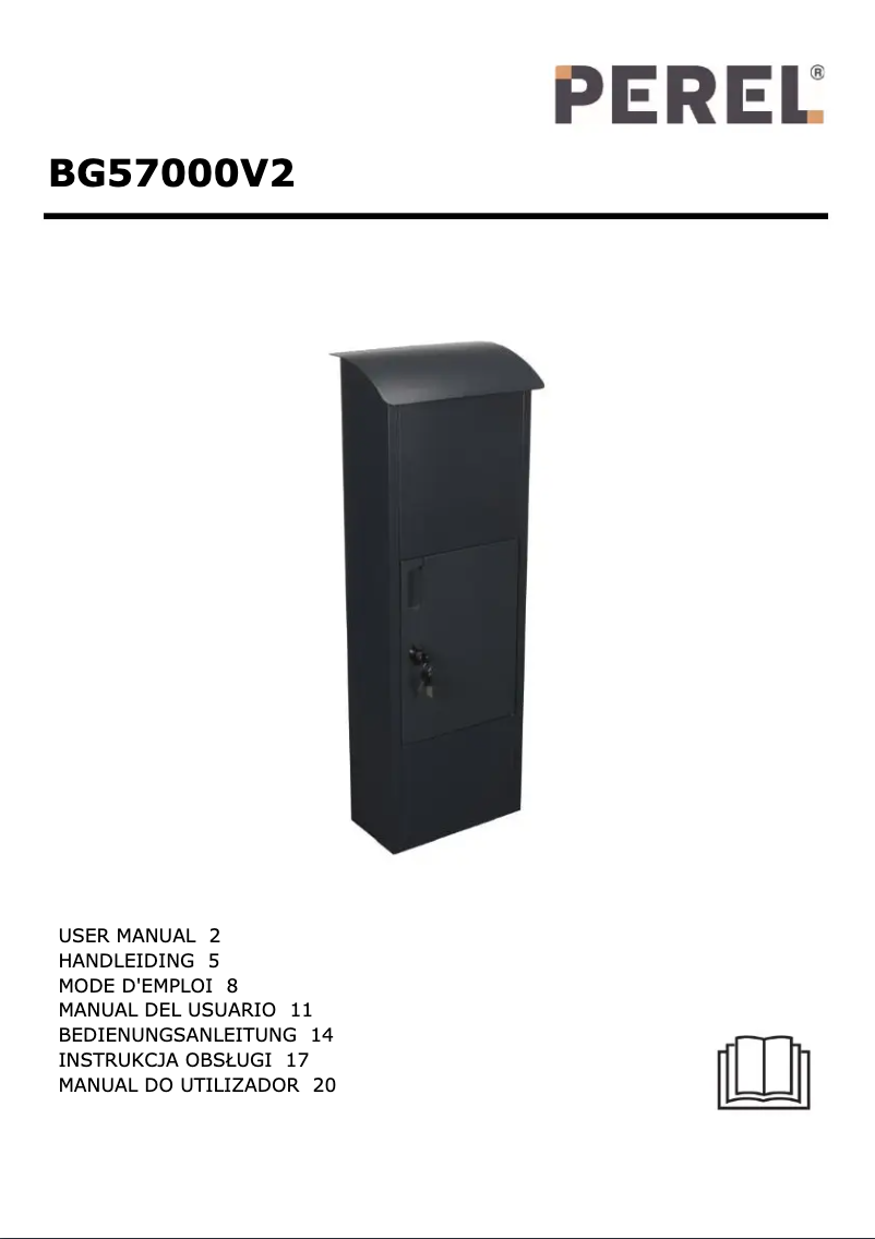 Page n°1 - Manuel utilisateur Perel BG57000V2