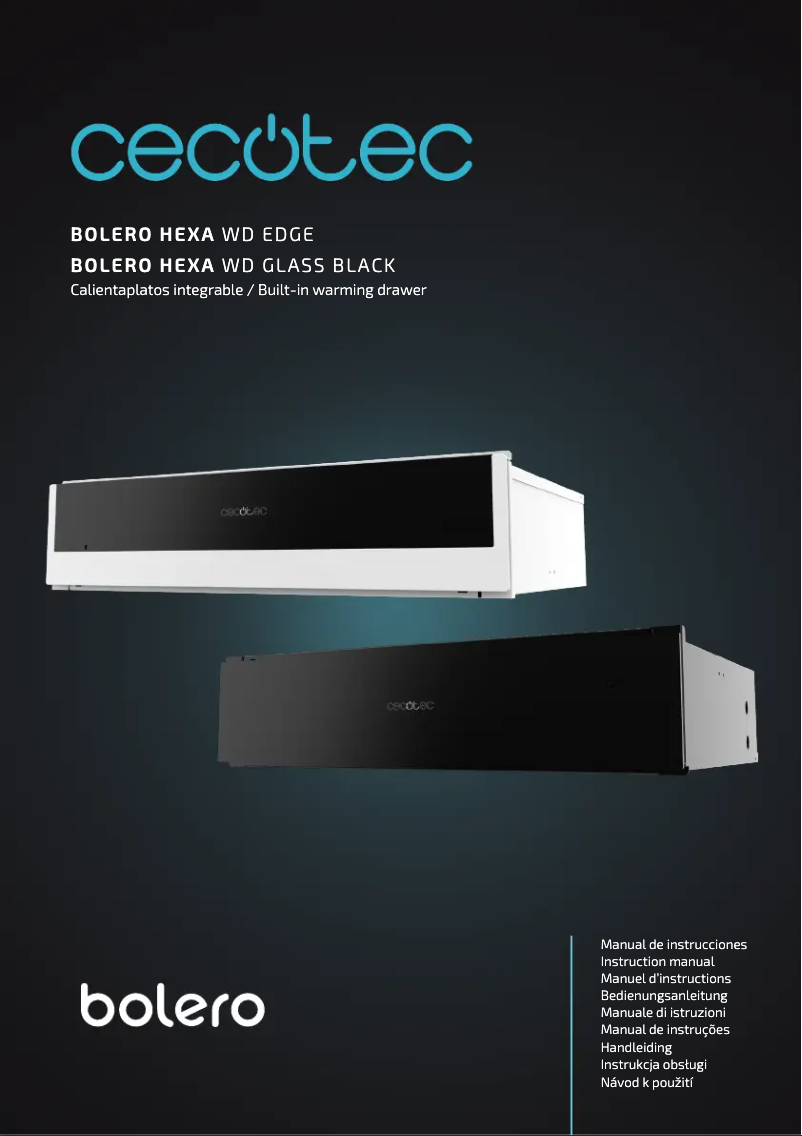 Page 1 de la notice Manuel utilisateur Cecotec Bolero Hexa WD Edge