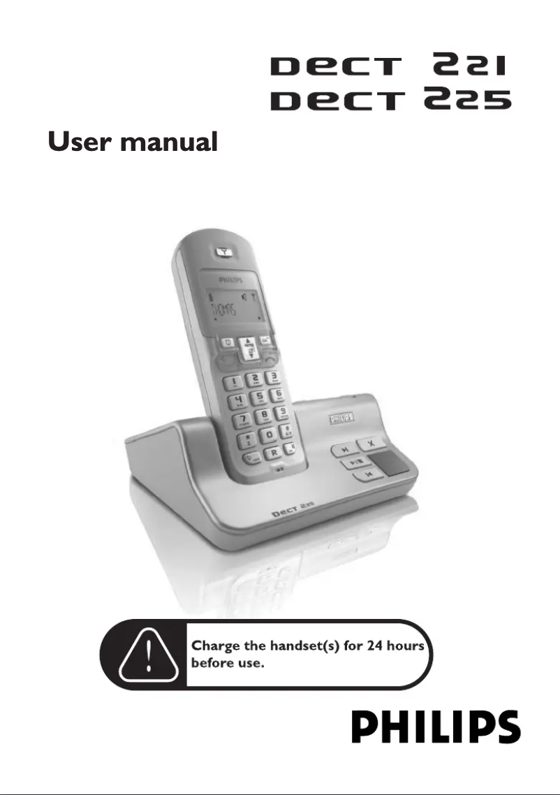 Image de la première page du manuel de l'appareil DECT2252G