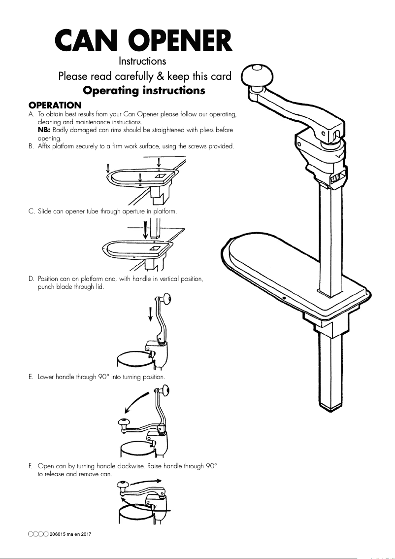 Page 1 de la notice Manuel utilisateur Emga 206015
