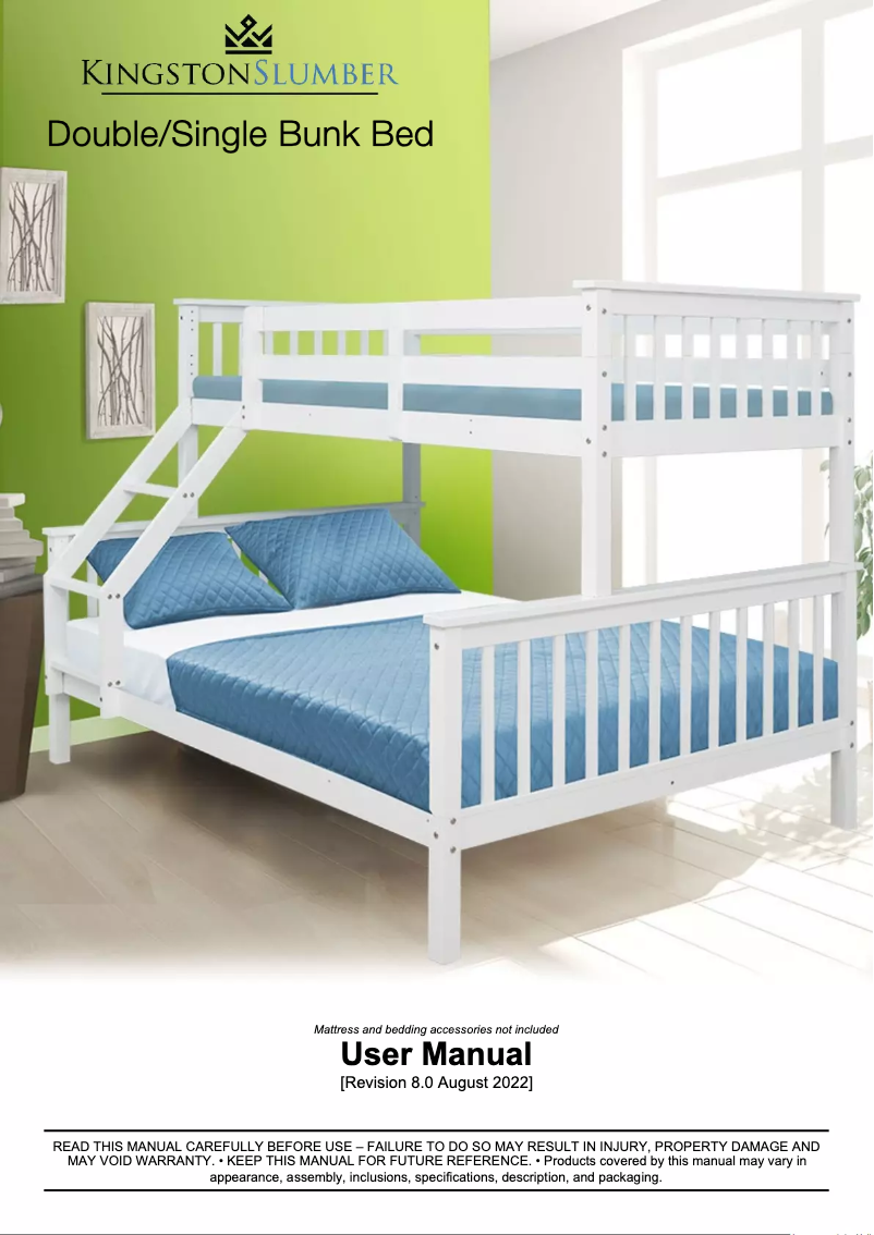 Image de la première page du manuel de l'appareil FURBBDKNGA12W