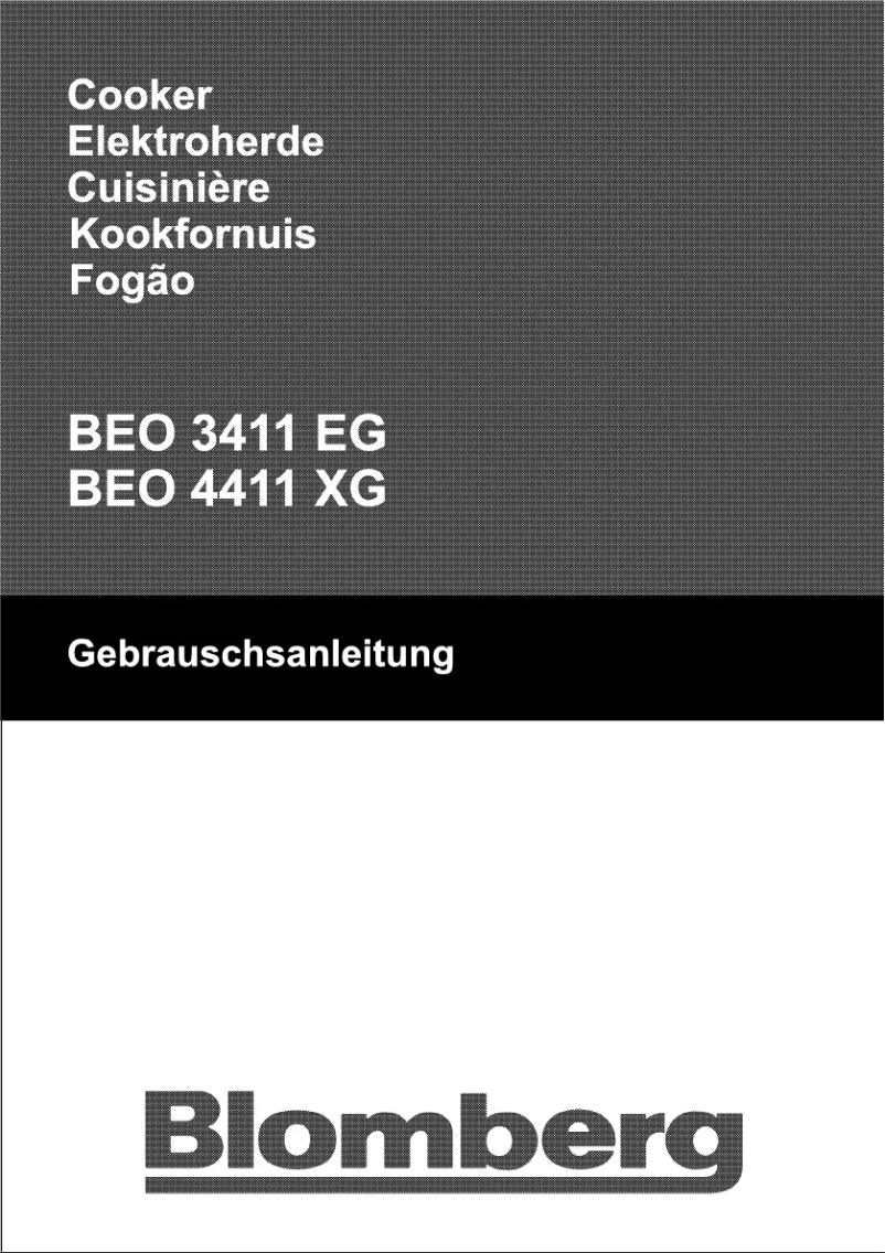 Page 1 de la notice Manuel utilisateur Blomberg BEO 3411 EG