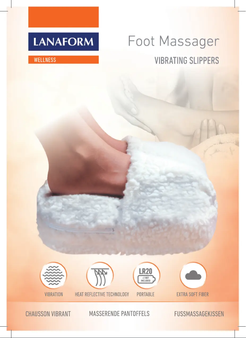 Page 1 de la notice Manuel utilisateur Lanaform Foot Massager