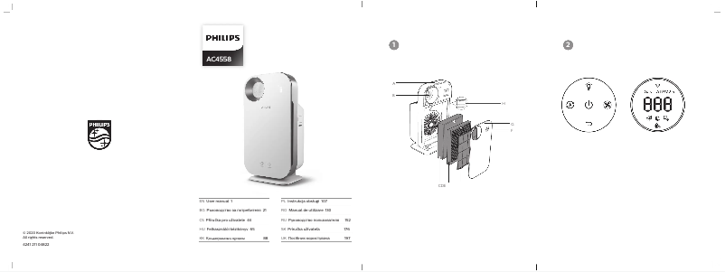 Imagen de la primera página del manual del dispositivo AC4558