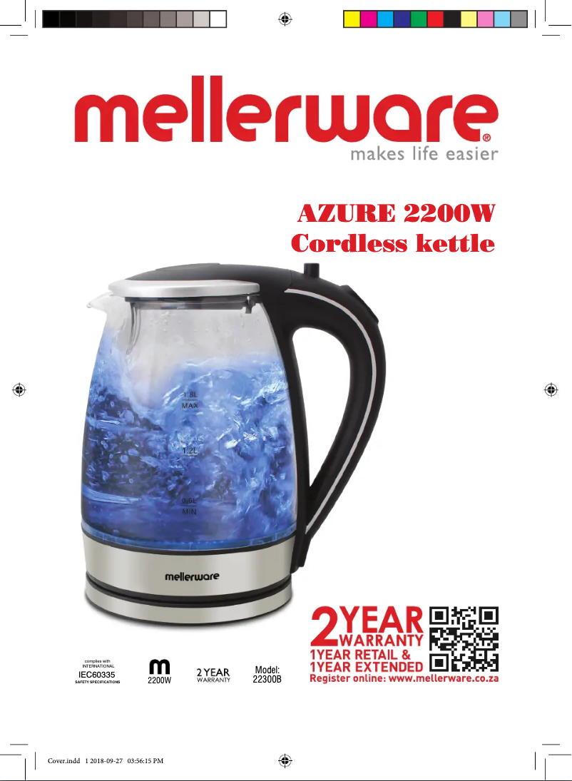 Image de la première page du manuel de l'appareil Azure 22300B