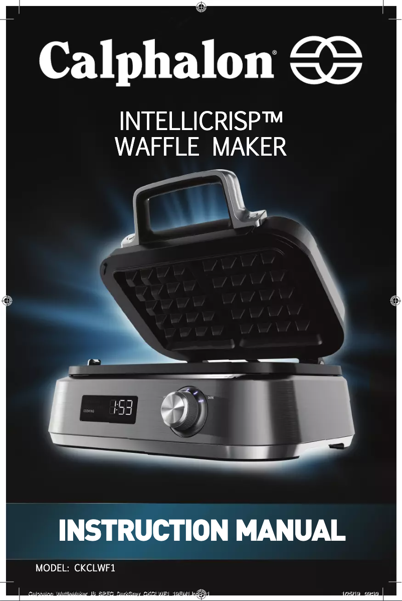 Page 1 de la notice Manuel utilisateur Calphalon IntelliCrisp CKCLWF1