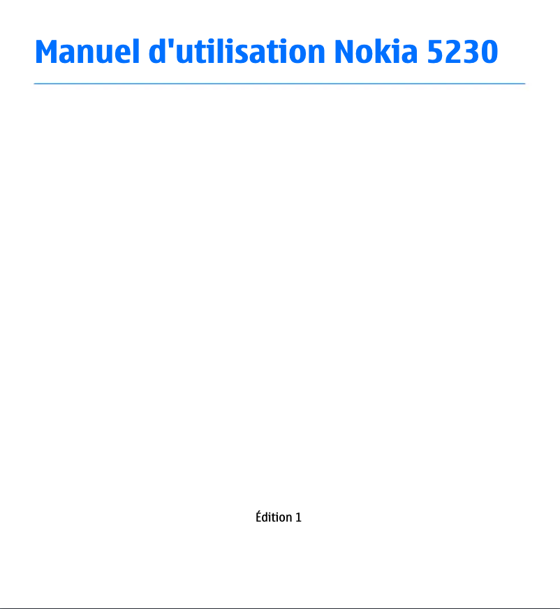 Image de la première page du manuel de l'appareil 5230