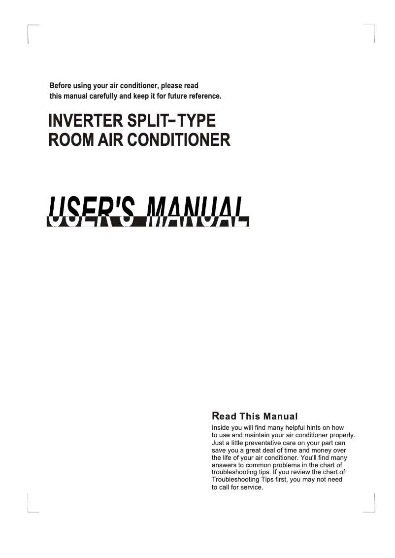 Página 1 del manual Manual de usuario Midea MSX-28HRDN1