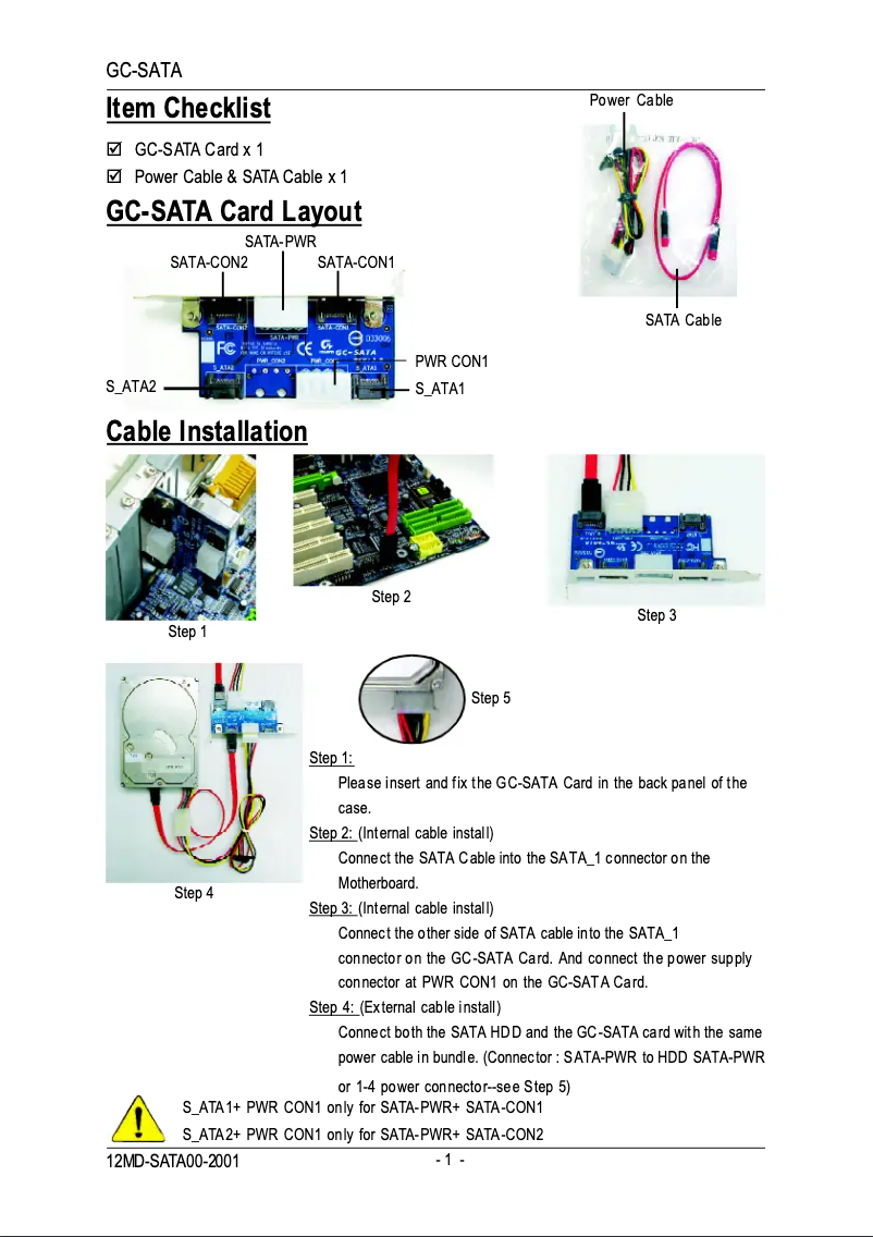 Page 1 de la notice Guide d'installation Gigabyte GA-7VAXP Ultra
