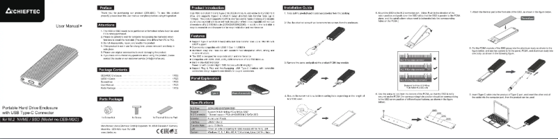Image de la première page du manuel de l'appareil CEB-M2C