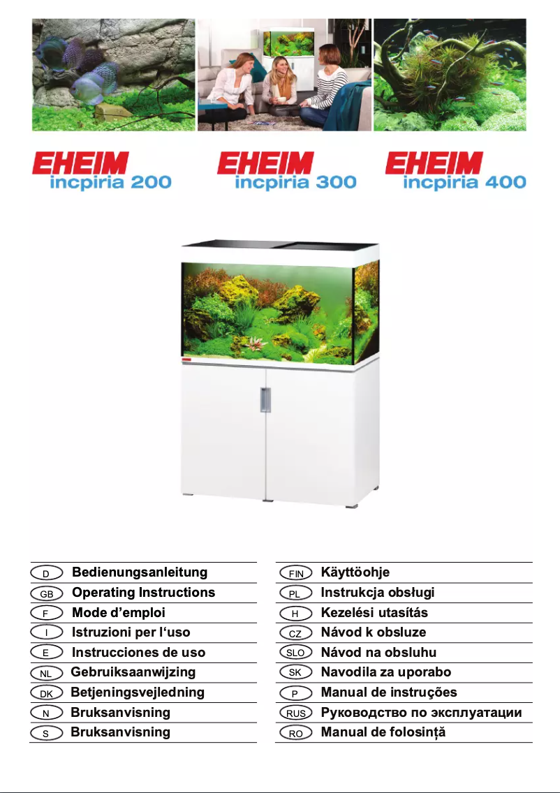 Página 1 del manual Manual de usuario Eheim Incpiria 300