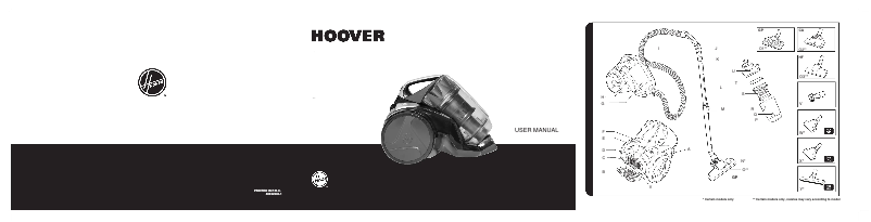 Page 1 de la notice Manuel utilisateur Hoover OP40IC