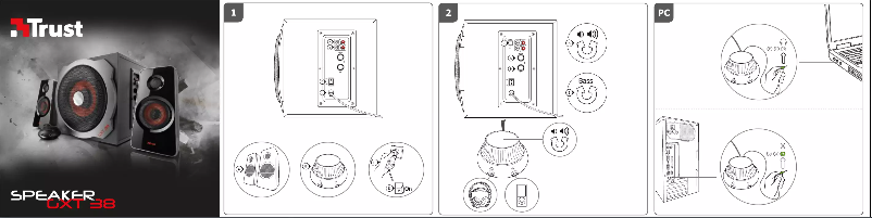 Página 1 del manual Manual de usuario Trust Tytan GXT 38