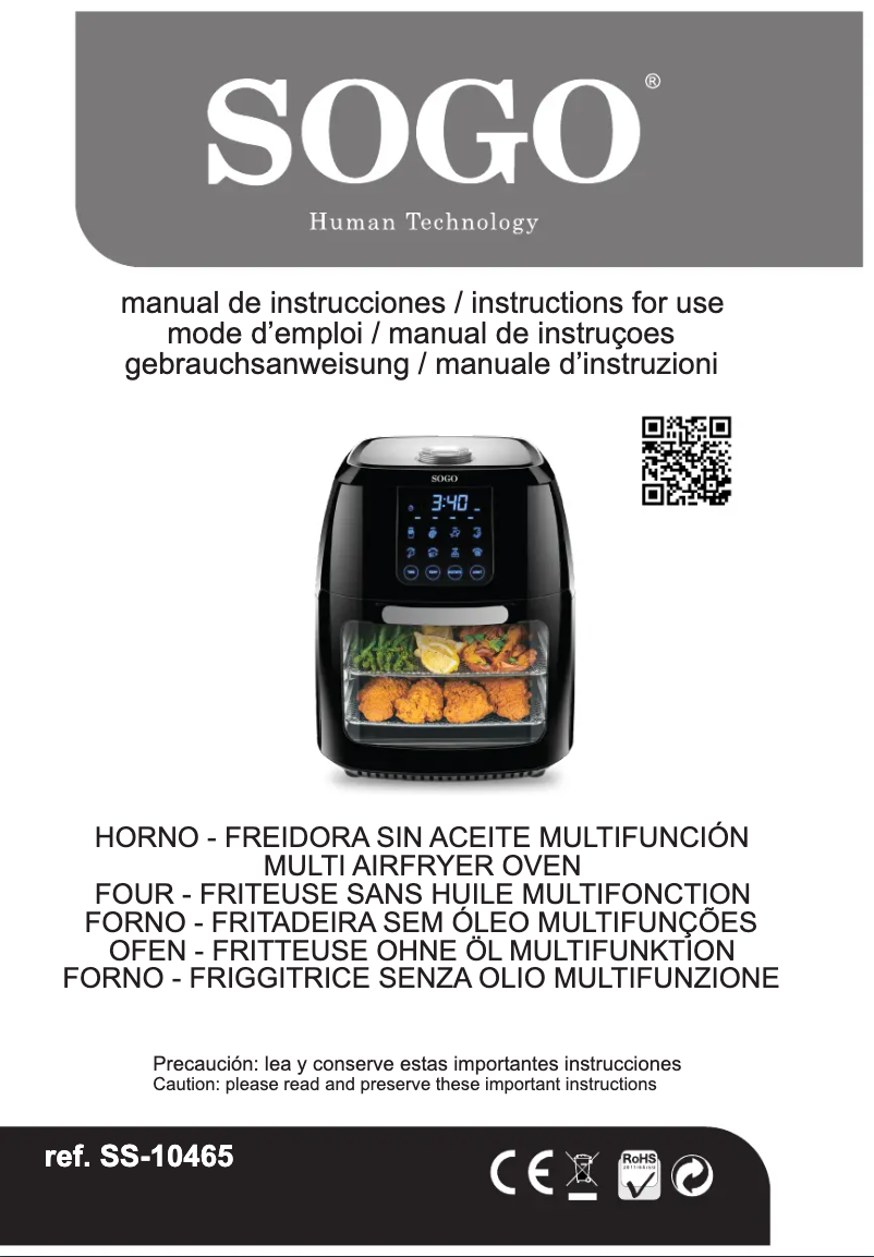 Página 1 del manual Manual de usuario Sogo SS-10465