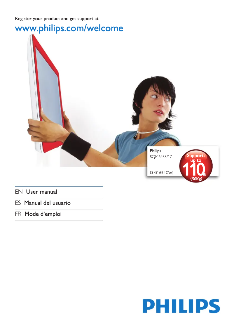 Page n°1 - Manuel utilisateur Philips SQM6435