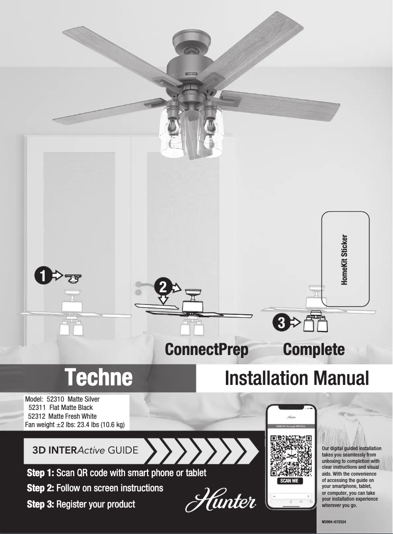 Página 1 del manual Manual de usuario Hunter Techne